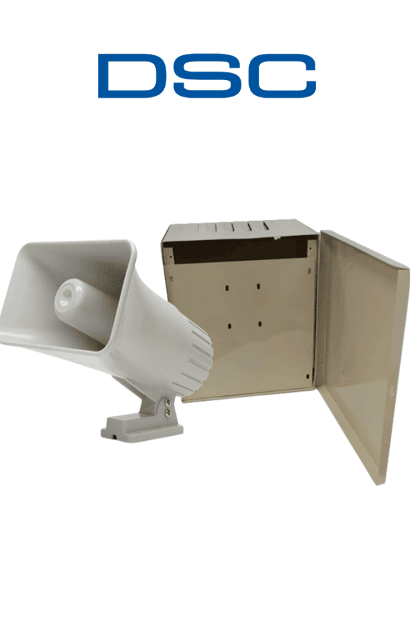 DSC S30WGPAQTT - Paquete Sirena Exterior 30W con Gabinete GS001 TT001